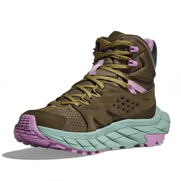 Hoka 🔥 Anacapa Breeze Mid Olive Green Hiking Boots 1134506 DOAG Size 7 7.5 8 - Picture 4 of 8